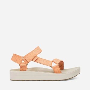 Teva Midform Universal Star Damen Plateau Sandalen HellOrange (Österreich)